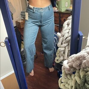 Universal Thread Blue Flare Wide Leg Jeans